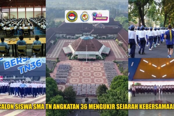 Calon Siswa SMA TN Angkatan 36 Mengukir Sejarah Kebersamaan