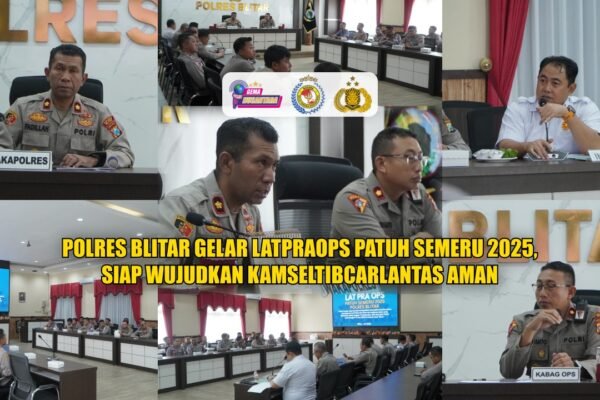 Polres Blitar Gelar Latpraops Patuh Semeru 2025, Siap Wujudkan Kamseltibcarlantas Aman Polres Blitar Gelar Latpraops Patuh Semeru 2025, Siap Wujudkan Kamseltibcarlantas Aman