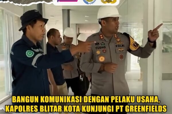 Bangun Komunikasi Dengan Pelaku Usaha, Kapolres Blitar Kota Kunjungi PT Greenfields