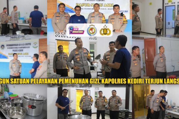 Bangun Satuan Pelayanan Pemenuhan Gizi, Kapolres Kediri Terjun Langsung Bangun Satuan Pelayanan Pemenuhan Gizi, Kapolres Kediri Terjun Langsung