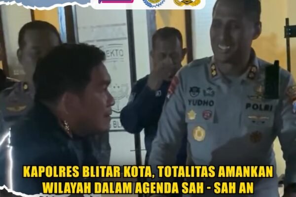 Kapolres Blitar Kota, Totalitas Amankan Wilayah Dalam Agenda Sah - Sah an