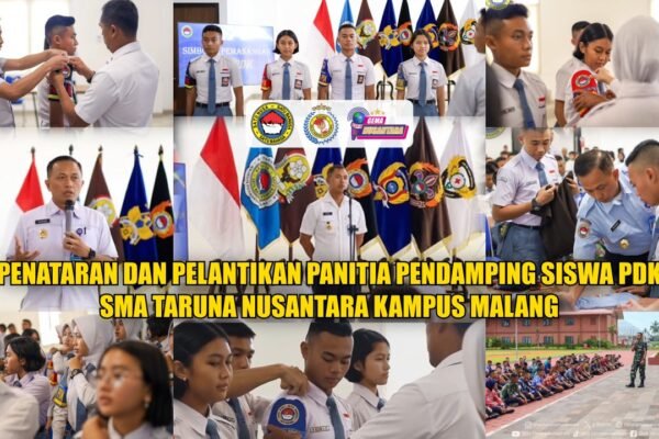 Penataran dan Pelantikan Panitia Pendamping Siswa PDK SMA Taruna Nusantara Kampus Malang
