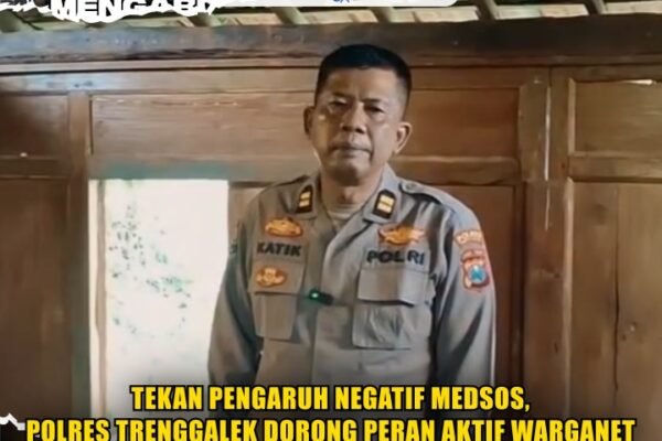 Tekan Pengaruh Negatif Medsos, Polres Trenggalek Dorong Peran Aktif Warganet
