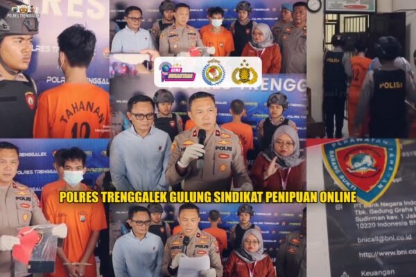 Polres Trenggalek Gulung Sindikat Penipuan Online