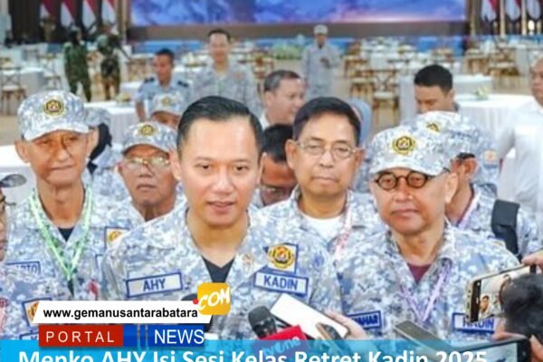 Menko AHY Isi Sesi Kelas Retret Kadin 2025 di Lembah Tidar
