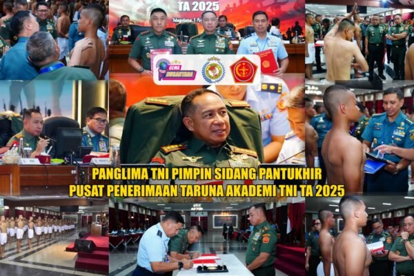 Panglima TNI Pimpin Sidang Pantukhir Pusat Penerimaan Taruna Akademi TNI TA 2025