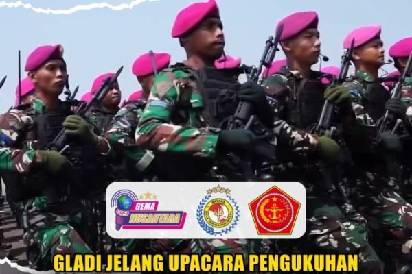 Gladi Jelang Upacara Pengukuhan Dan Pelantikan Panglima Pasukan Khusus
