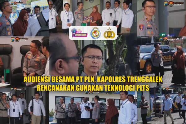 Audiensi Besama PT PLN, Kapolres Trenggalek Rencanakan Gunakan Teknologi PLTS