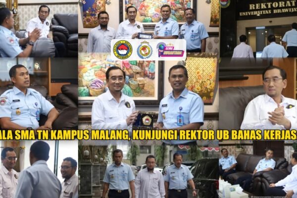 Kepala SMA TN Kampus Malang, Kunjungi Rektor UB Bahas Kerjasama
