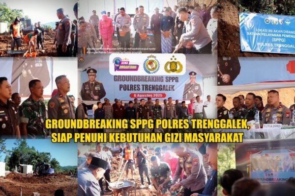 Groundbreaking SPPG Polres Trenggalek, Siap Penuhi Kebutuhan Gizi Masyarakat