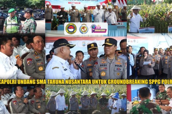 Kapolri Undang SMA TARUNA NUSANTARA Untuk Groundbreaking SPPG Polri