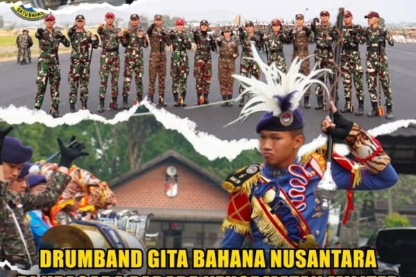 DRUMBAND GITA BAHANA NUSANTARA DI UPACARA PARADE KEHORMATAN MILITER