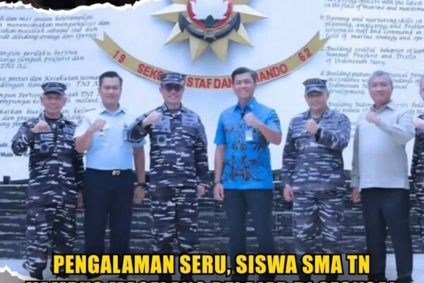 PENGALAMAN SERU, SISWA SMA TN KAMPUS MAGELANG BELAJAR DI SESKOAL