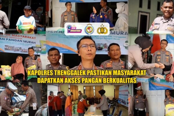 Kapolres Trenggalek Pastikan Masyarakat Dapatkan Akses Pangan Berkualitas