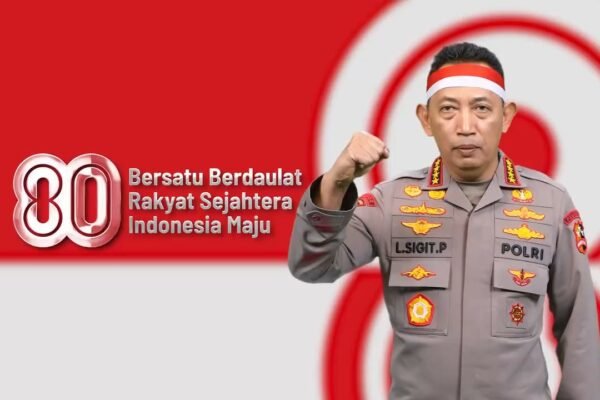 Ucapan Selamat Memperingati Hari Kemerdekaan RI Ke-80 dari Kapolri Jenderal Polisi Drs. Listyo Sigit Prabowo, M.Si.