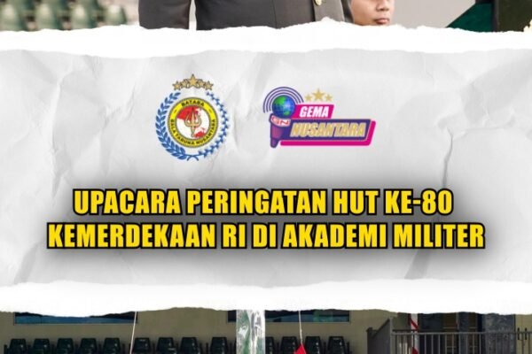 Upacara Peringatan HUT ke-80  Kemerdekaan RI di Akademi Militer