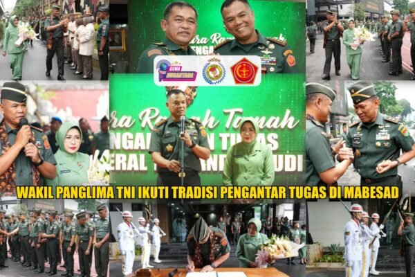 Wakil Panglima TNI Ikuti Tradisi Pengantar Tugas di Mabesad