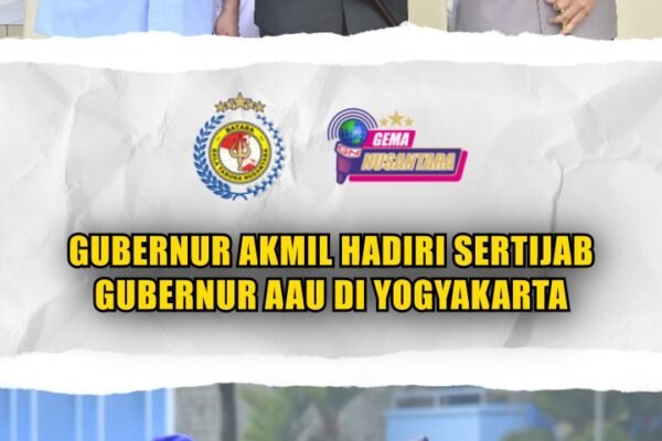 Gubernur Akmil Hadiri Sertijab Gubernur AAU di Yogyakarta