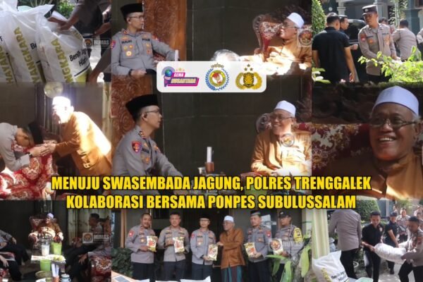 Menuju Swasembada Jagung, Polres Trenggalek Kolaborasi Bersama Ponpes Subulussalam