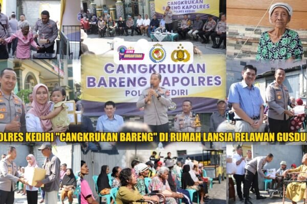 Kapolres Kediri “Cangkrukan Bareng” di Rumah Lansia Relawan Gusdurian