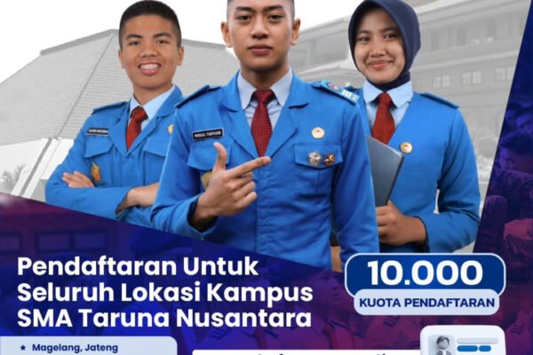 Penerimaan Siswa Baru Tahun Ajaran 2026/2027 SMA Taruna Nusantara