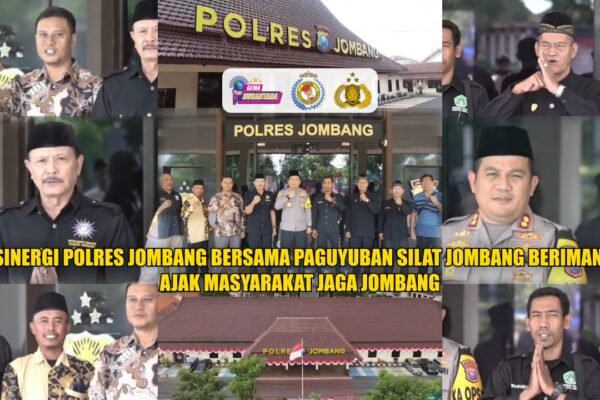 Sinergi Polres Jombang Bersama Paguyuban Silat Jombang Beriman, Ajak Masyarakat Jaga Jombang.