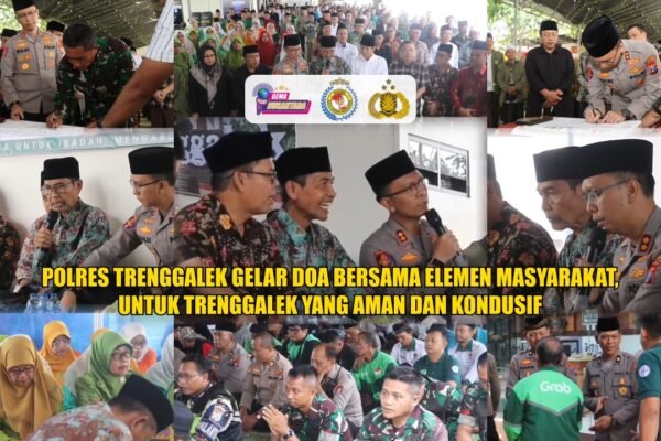 Polres Trenggalek Gelar Doa Bersama Elemen Masyarakat, Untuk Trenggalek Yang Aman Dan Kondusif