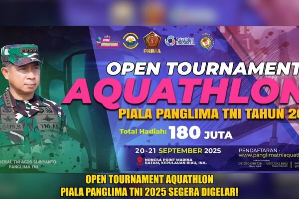 Open Tournament Aquathlon Piala Panglima TNI 2025 segera digelar!