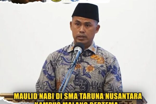 Maulid Nabi di SMA Taruna Nusantara Kampus Malang Bertema : Muda, Islami dan Menginspirasi