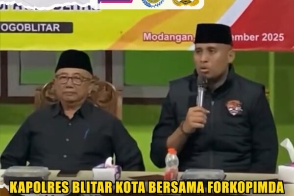 Kapolres Blitar Kota Bersama Forkopimda Gelar Giat Jogo Blitar Raya