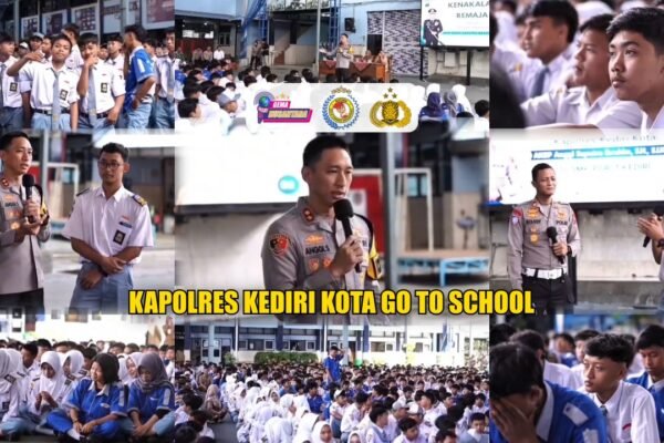 Kapolres Kediri Kota Go To School