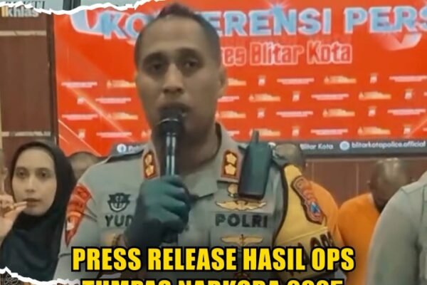 Press Release Hasil Ops Tumpas Narkoba 2025