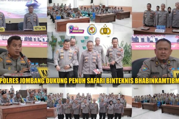 Kapolres Jombang Dukung Penuh Safari Binteknis Bhabinkamtibmas.
