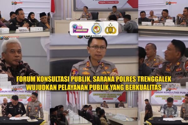 Forum Konsultasi Publik, Sarana Polres Trenggalek Wujudkan Pelayanan Publik yang Berkualitas
