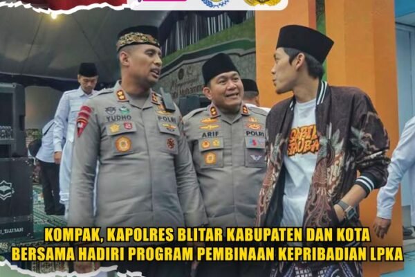 Kompak, Kapolres Blitar Kabupaten Dan Kota Bersama Hadiri Program Pembinaan Kepribadian LPKA