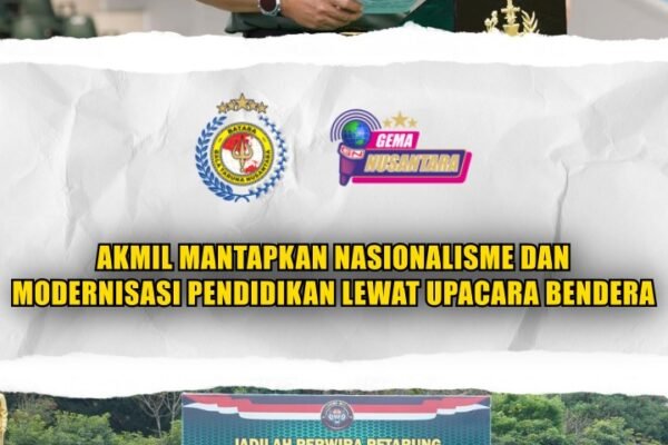 Akmil Mantapkan Nasionalisme dan Modernisasi Pendidikan Lewat Upacara Bendera