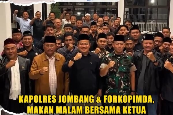 Kapolres Jombang & Forkopimda, Makan Malam Bersama Ketua Perguruan Pencak Silat