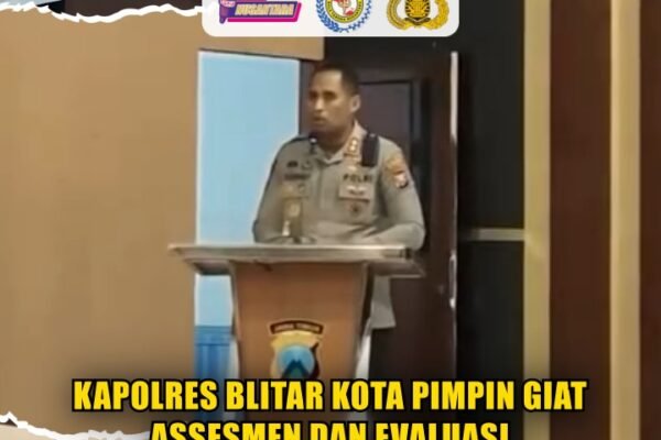 Kapolres Blitar Kota Pimpin Giat Assesmen Dan Evaluasi