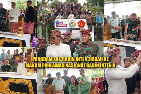 PANGDAM XXI/RADIN INTEN ZIARAH KE MAKAM PAHLAWAN NASIONAL RADIN INTEN II