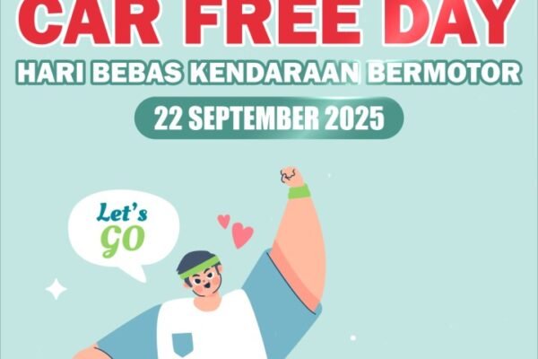 Selamat Memperingati Car Free Day (Hari Bebas Kendaraan Bermotor), 22 September 2025