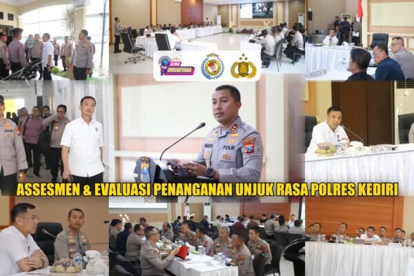 Assesmen & Evaluasi Penanganan Unjuk Rasa Polres Kediri