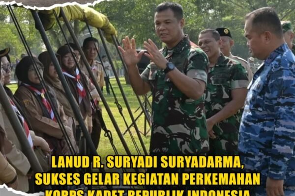 Lanud R. Suryadi Suryadarma, Sukses Gelar Kegiatan Perkemahan Korps Kadet Republik Indonesia