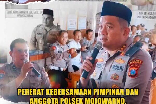 Pererat Kebersamaan Pimpinan Dan Anggota Polsek Mojowarno, Kapolres Jombang Gelar Cofee Morning