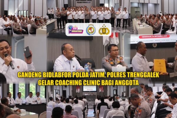Gandeng Bidlabfor Polda Jatim, Polres Trenggalek Gelar Coaching Clinic Bagi Anggota