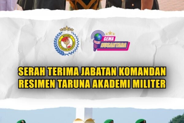 Serah Terima Jabatan Komandan Resimen Taruna Akademi Militer
