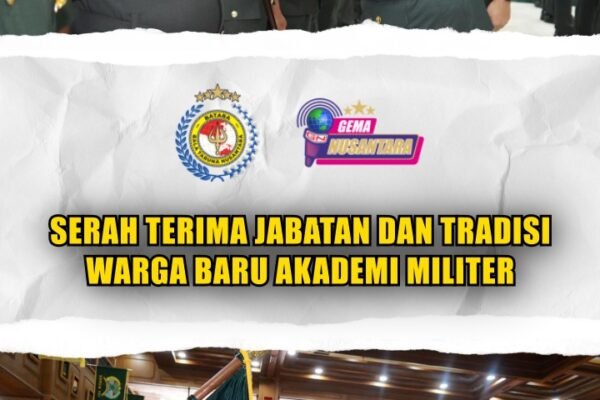 Serah Terima Jabatan dan Tradisi Warga Baru Akademi Militer