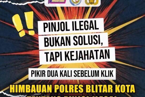 Himbauan Polres Blitar Kota Tentang Pinjol Ilegal