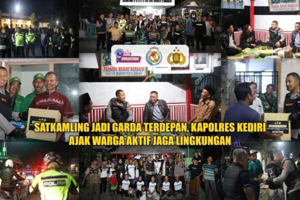 Satkamling Jadi Garda Terdepan, Kapolres Kediri Ajak Warga Aktif Jaga Lingkungan