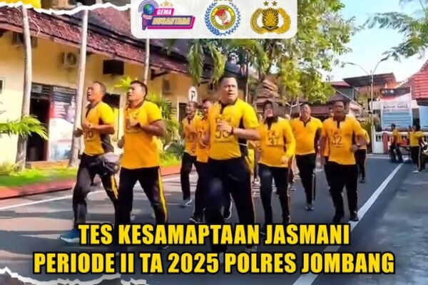 Tes Kesamaptaan Jasmani Periode II TA 2025 Polres Jombang