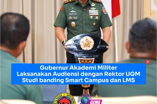 Gubernur Akademi Militer Laksanakan Audiensi dengan Rektor UGM, Dilanjutkan Studi Banding Smart Campus dan LMS